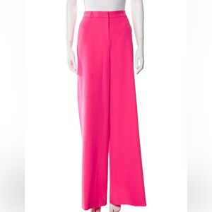 Vibrant Pink Wide-Leg Women's Pants